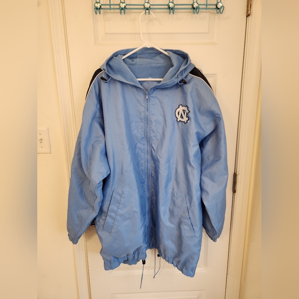 Vtg Steve And Barry’s‎ North Carolina Tarheels Windbreaker Blue Size XL K/PP